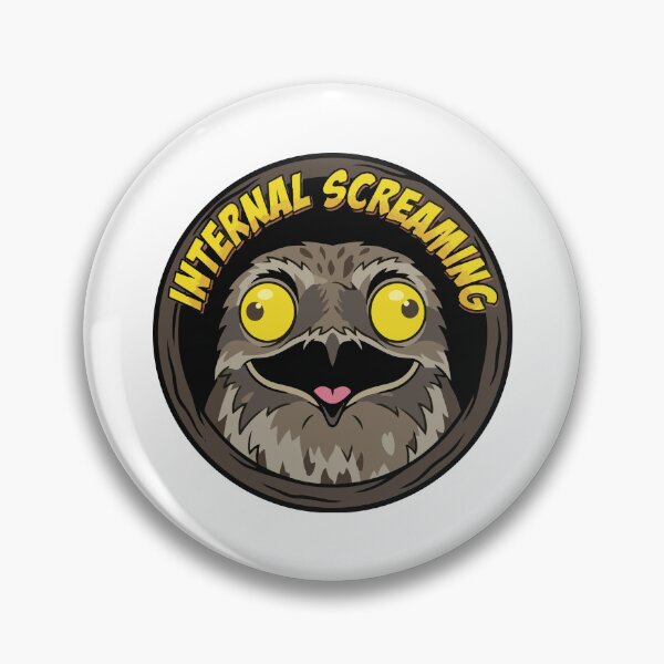 Item preview, Internal Screaming Pop Art Potoo Bird Meme designed and sold by Arc2020.