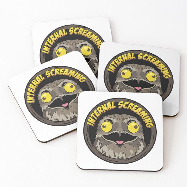 Item preview, Internal Screaming Pop Art Potoo Bird Meme designed and sold by Arc2020.