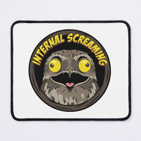 Item preview, Internal Screaming Pop Art Potoo Bird Meme designed and sold by Arc2020.