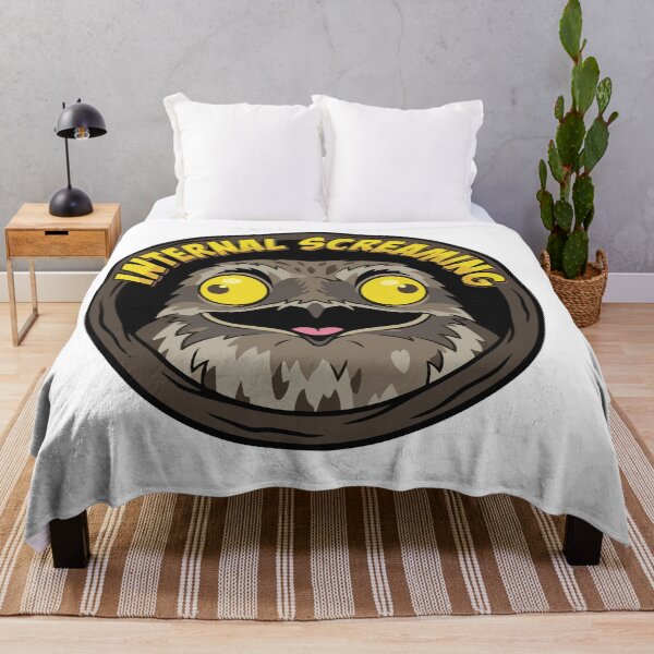 Item preview, Internal Screaming Pop Art Potoo Bird Meme designed and sold by Arc2020.