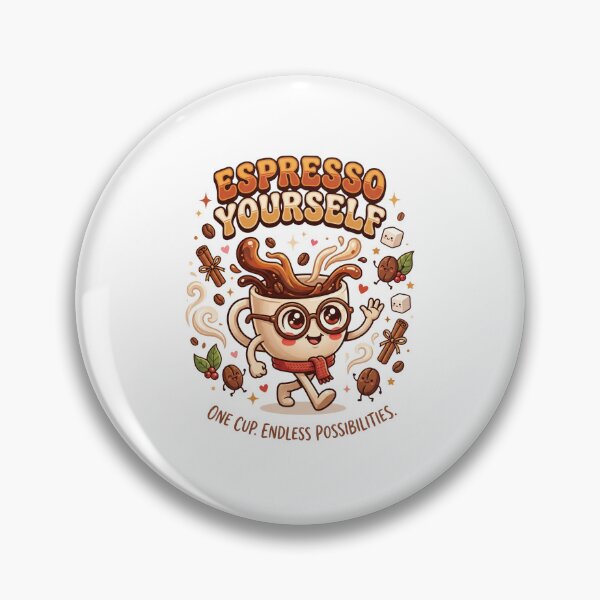 Item preview, Espresso Yourself | Funny Coffee Lover T-Shirt | Cute Coffee Cup Graphic | Café Lifestyle Design designed and sold by SAJ Design Studio.