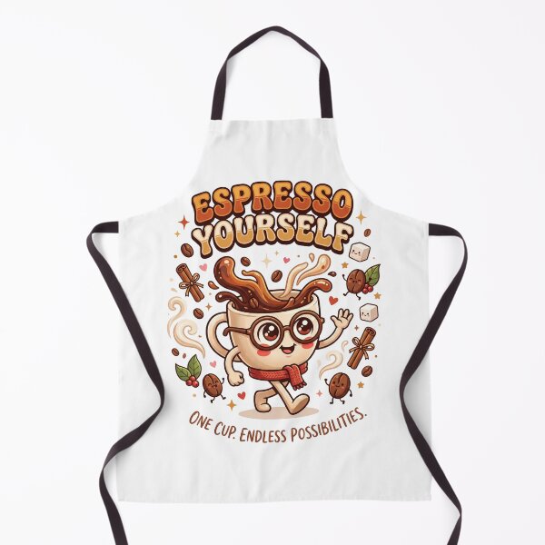Item preview, Espresso Yourself | Funny Coffee Lover T-Shirt | Cute Coffee Cup Graphic | Café Lifestyle Design designed and sold by SAJ Design Studio.