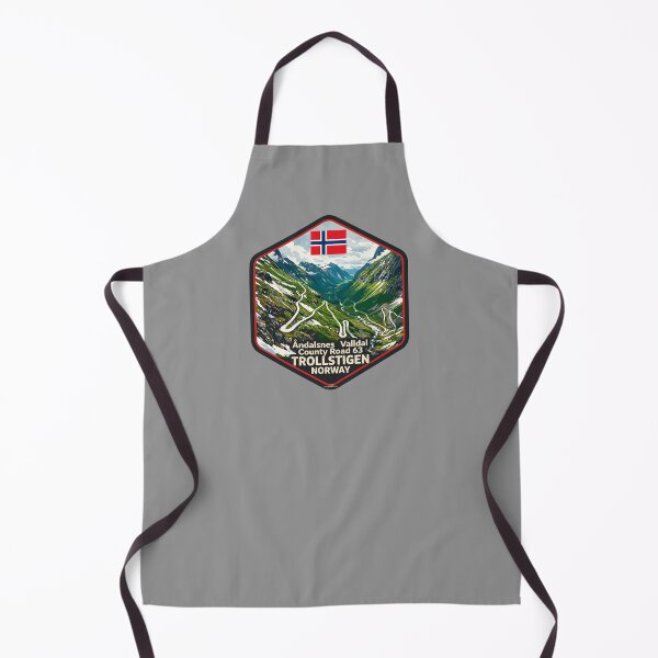 Item preview, Trollstigen The Troll Road Norway Sticker TShirt 06 designed and sold by OuterShellUK.