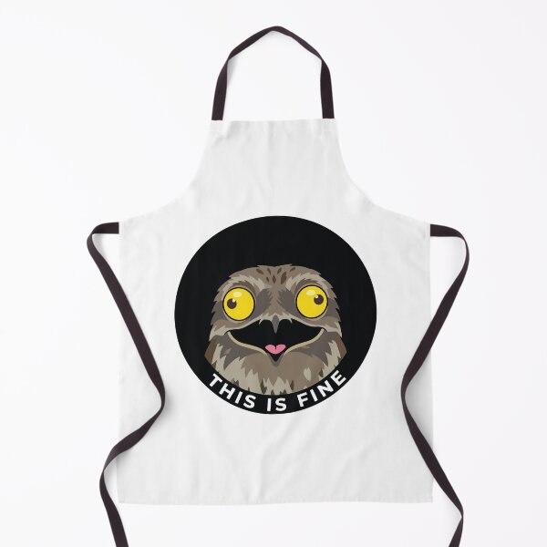 Item preview, This Is Fine Minimalist Potoo Bird Urutau designed and sold by Arc2020.