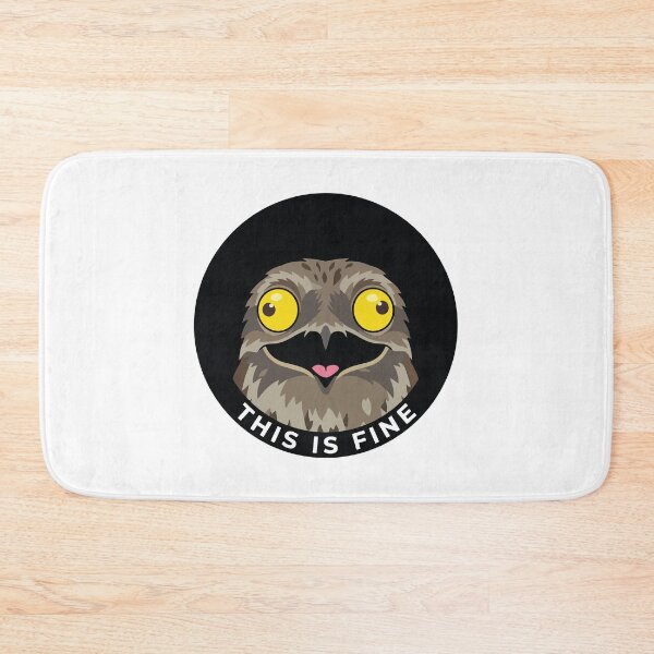Item preview, This Is Fine Minimalist Potoo Bird Urutau designed and sold by Arc2020.