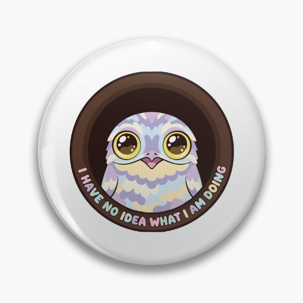 Item preview, No Idea What I Am Doing Kawaii Potoo Bird designed and sold by Arc2020.