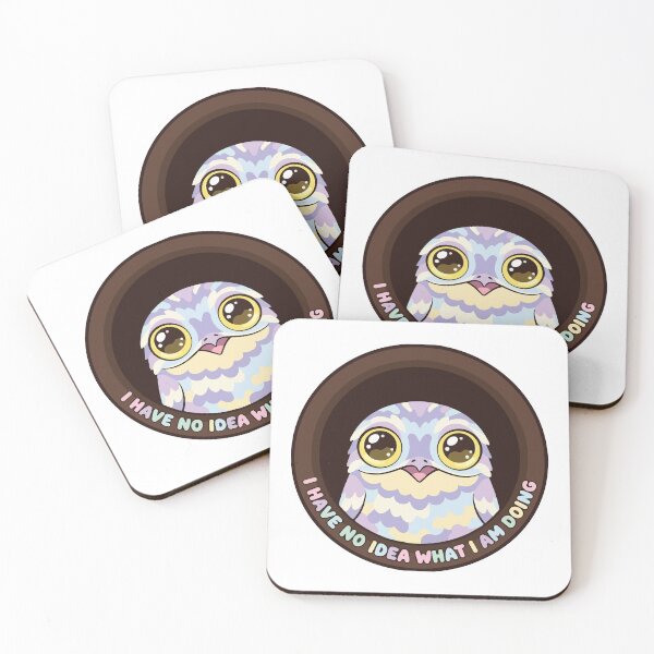 Item preview, No Idea What I Am Doing Kawaii Potoo Bird designed and sold by Arc2020.
