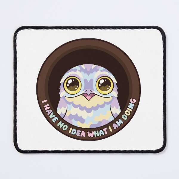 Item preview, No Idea What I Am Doing Kawaii Potoo Bird designed and sold by Arc2020.