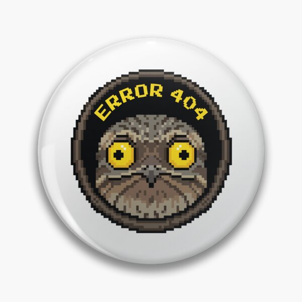 Item preview, Error 404 Pixel Art Potoo Bird Retro Gamer designed and sold by Arc2020.