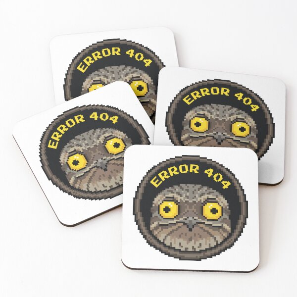 Item preview, Error 404 Pixel Art Potoo Bird Retro Gamer designed and sold by Arc2020.