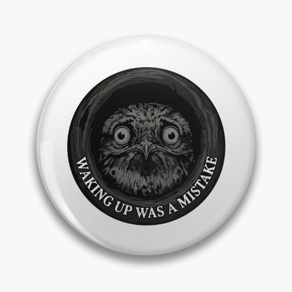 Item preview, Waking Up Was A Mistake Vintage Potoo Bird designed and sold by Arc2020.