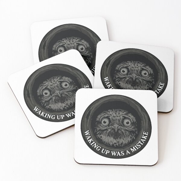 Item preview, Waking Up Was A Mistake Vintage Potoo Bird designed and sold by Arc2020.
