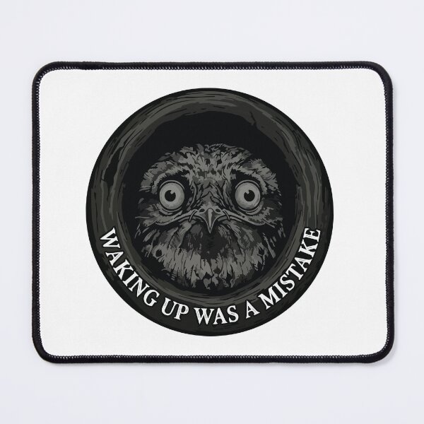 Item preview, Waking Up Was A Mistake Vintage Potoo Bird designed and sold by Arc2020.