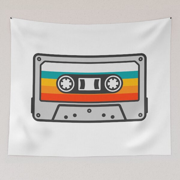 Item preview, Vintage Retro Cassette Tape Sticker designed and sold by VectorForge Studio.