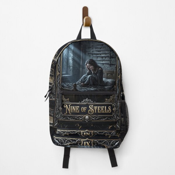 Item preview, Nine of Steels - tarot card designed and sold by Studio77-Gothic.