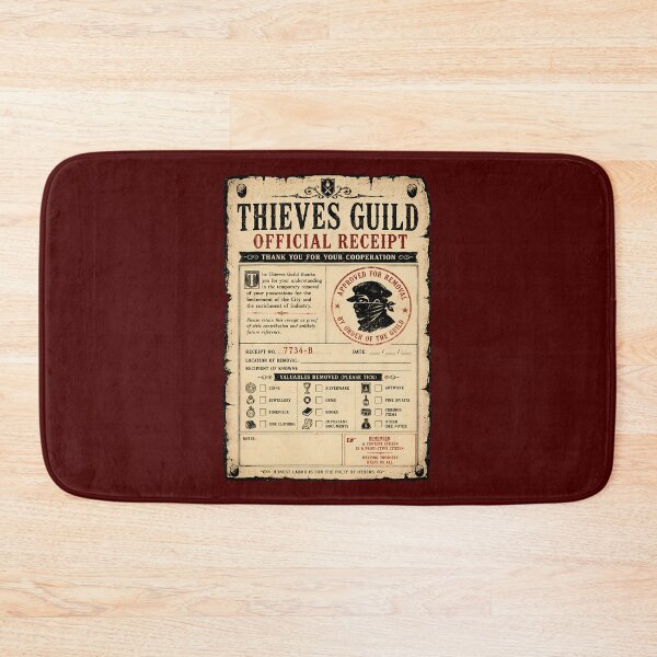 Item preview, Thieves Guild Official Receipt Notice designed and sold by agearb.