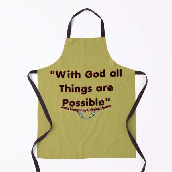 Item preview, With God All Things Are Possible - Inspirational Minimalist Items designed and sold by UnifyingSyntax.