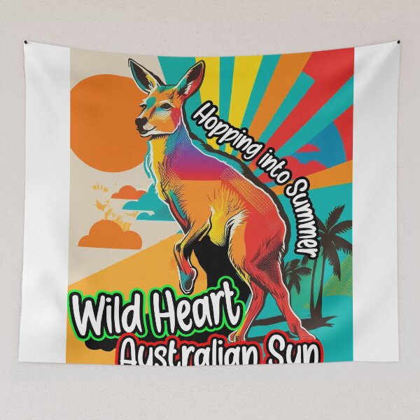 Item preview, Hopping into Summer - Wild Heart. Australian Sun designed and sold by Concept-Hub.