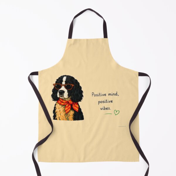 Item preview, Positive Mind Positive Vibes Cute Dog designed and sold by DailyDoodlesBySumbul.
