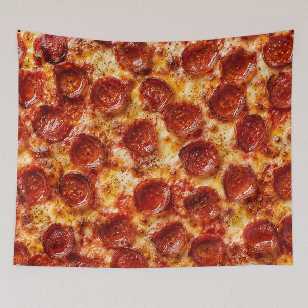 Item preview, Pepperoni Pizza Texture | Ultra Realistic Food Pattern designed and sold by GSizzle1.