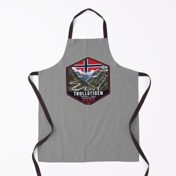 Item preview, Trollstigen The Troll Road Norway Sticker TShirt 08 designed and sold by OuterShellUK.