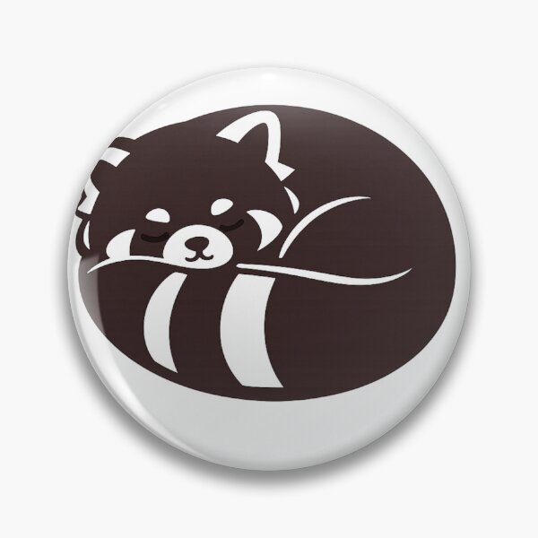 Item preview, Minimal Sleeping Red Panda | Cute Minimalist Animal Sticker designed and sold by Skedart.