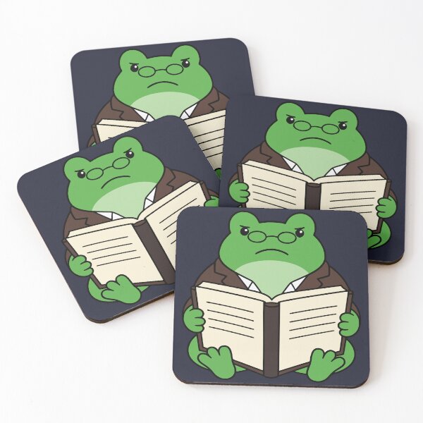 Item preview, Distinguished Reading Frog designed and sold by fadilow.