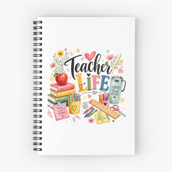Artikelvorschau, Lehrerleben entworfen und verkauft von Whimsy Petal and Co..