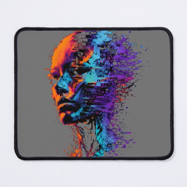 Item preview, Echoes of Mind Glitch Art designed and sold by RoyalEarthstore.