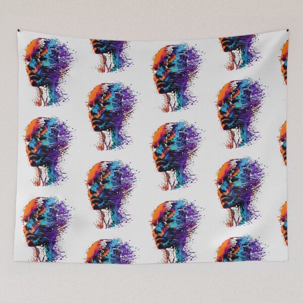 Item preview, Echoes of Mind Glitch Art designed and sold by RoyalEarthstore.