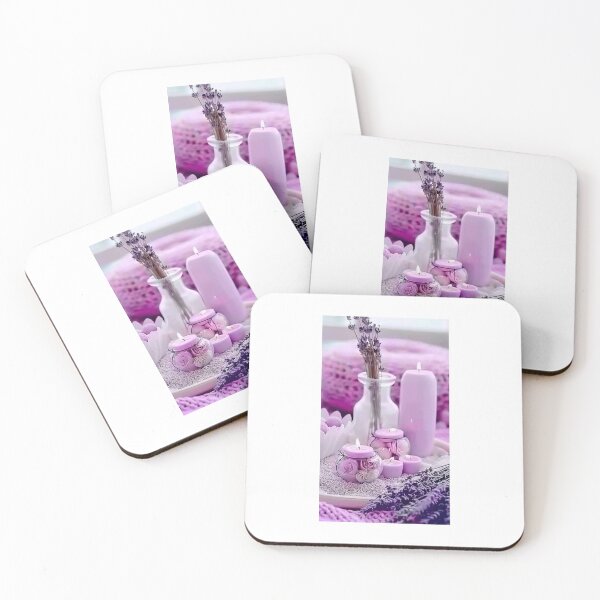 Item preview, Lavender Scented Candles and Relaxing Purple Home Decor Display designed and sold by BigD shop.