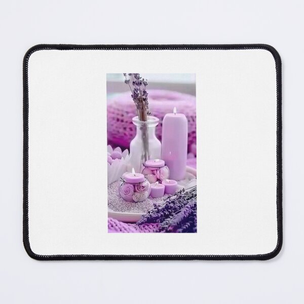 Item preview, Lavender Scented Candles and Relaxing Purple Home Decor Display designed and sold by BigD shop.
