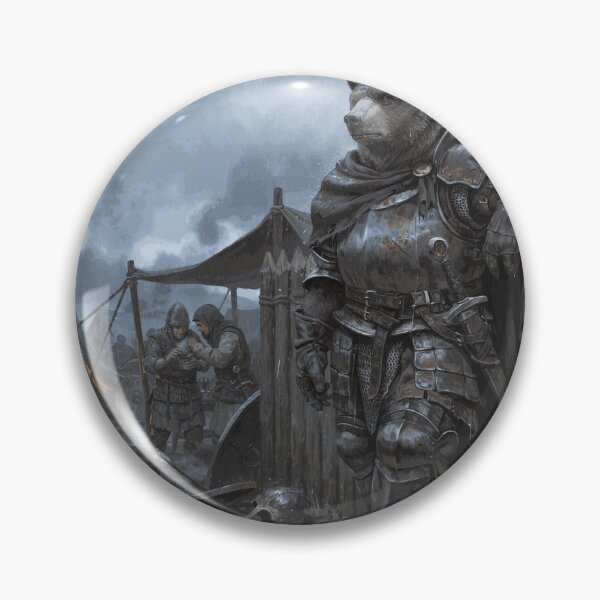 Item preview, The Iron Bear of the Northern Camp – Medieval Warrior Fantasy designed and sold by BrunoValcazar.