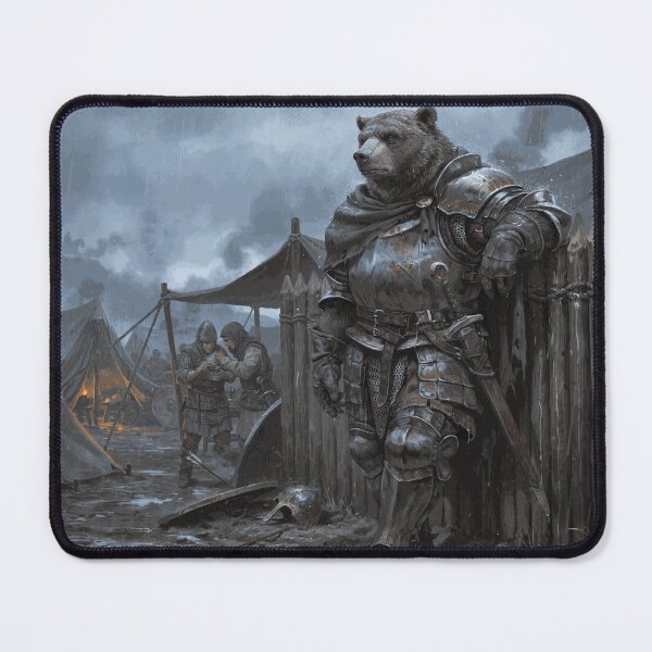 Item preview, The Iron Bear of the Northern Camp – Medieval Warrior Fantasy designed and sold by BrunoValcazar.