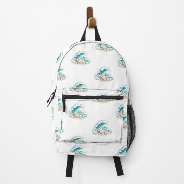 Item preview, Ocean Waves & Seashells Sticker | Glossy Coastal Beach Aesthetic Design designed and sold by VibeStickerCo.