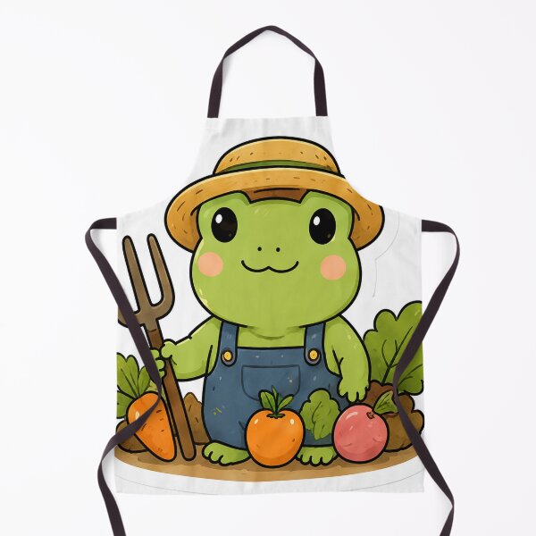 Item preview, Cute Farmer Frog designed and sold by denybz.