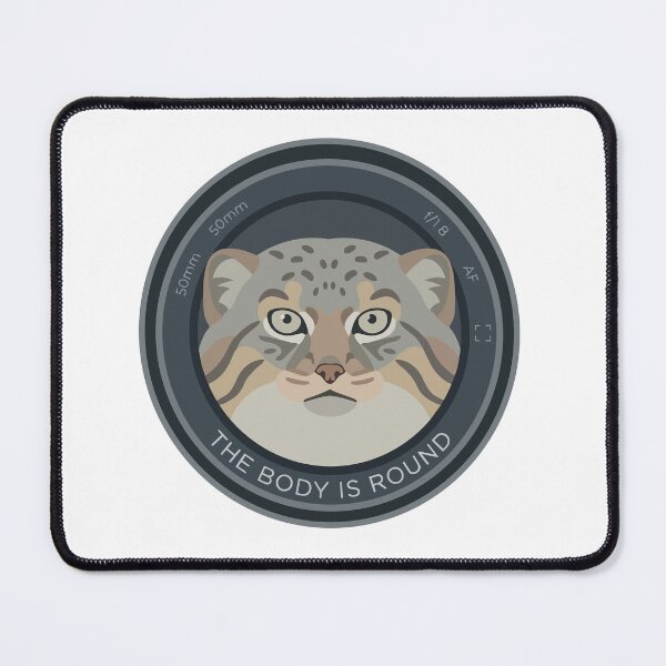 Item preview, The Body Is Round Minimalist Pallas Cat Camera Lens designed and sold by Arc2020.