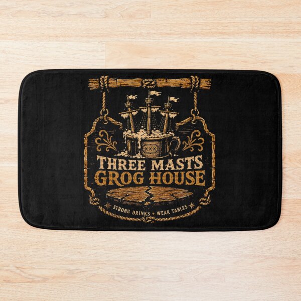 Item preview, Three Masts Grog House Tavern Emblem designed and sold by agearb.
