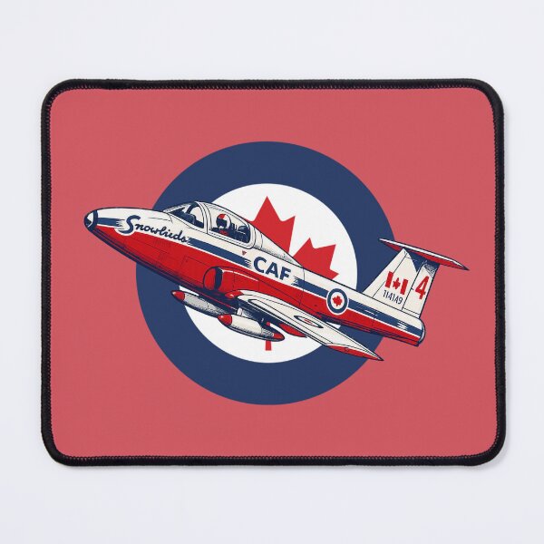 Item preview, RCAF Snowbirds Jet & Maple Leaf Roundel – Canadian Aviation Heritage Art designed and sold by VoglR.