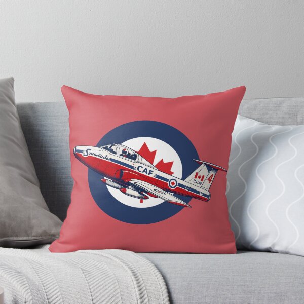 Item preview, RCAF Snowbirds Jet & Maple Leaf Roundel – Canadian Aviation Heritage Art designed and sold by VoglR.
