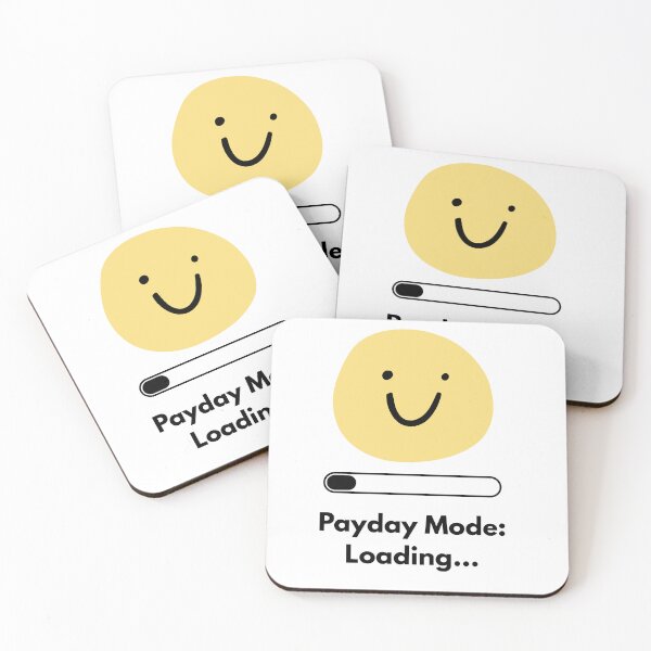 Item preview, Payday Mode: Loading... | Funny Minimalist T-Shirt & Sticker Design designed and sold by DonGeneral.