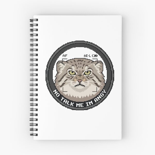 Item preview, No Talk Me Im Angy Pixel Art Pallas Cat Gamer designed and sold by Arc2020.