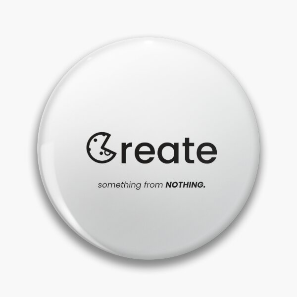 Item preview, Create Something From Nothing Minimalist Typography Design designed and sold by VanSum.