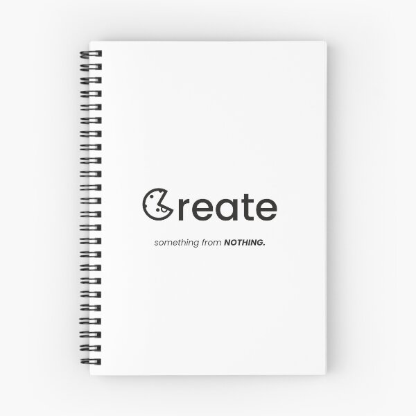 Item preview, Create Something From Nothing Minimalist Typography Design designed and sold by VanSum.