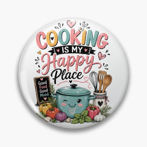 Item preview, Cooking Is My Happy Place designed and sold by Her2Harmony.
