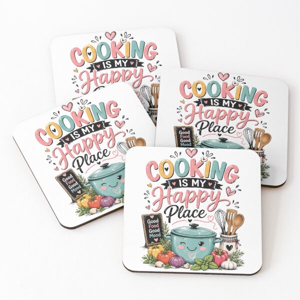 Item preview, Cooking Is My Happy Place designed and sold by Her2Harmony.