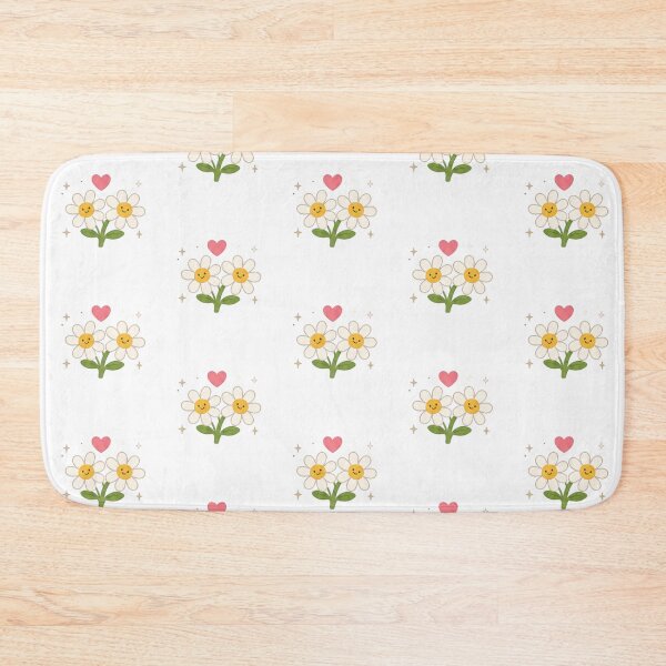 Item preview, Cute Kawaii Daisy Flower Couple Pink Heart Sparkles Aesthetic designed and sold by Rehnair.