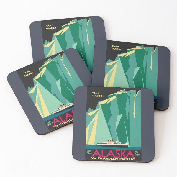 Item preview, Canadian Pacific Line Alaska Cruise Taku Glacier Ad designed and sold by Matthew Kinnersly.