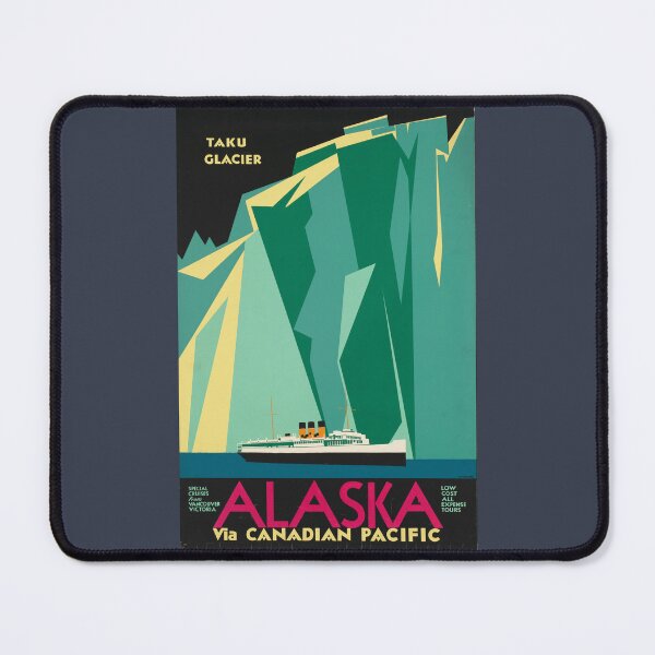 Item preview, Canadian Pacific Line Alaska Cruise Taku Glacier Ad designed and sold by Matthew Kinnersly.