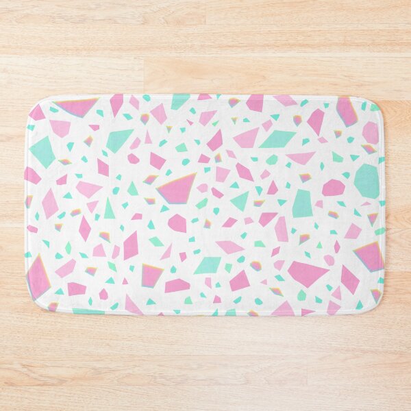 Item preview, Girly Terrazzo Pattern Pink and Green designed and sold by SuperCuteItems2.